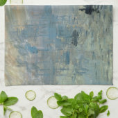 Monet Impression Sunrise Soleil Levant Malerei Geschirrtuch (Gefaltet)