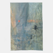 Monet Impression Sunrise Soleil Levant Malerei Geschirrtuch (Vertikal)