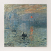 Monet Impression Sunrise Soleil Levant Malerei Puzzle (Vertikal)