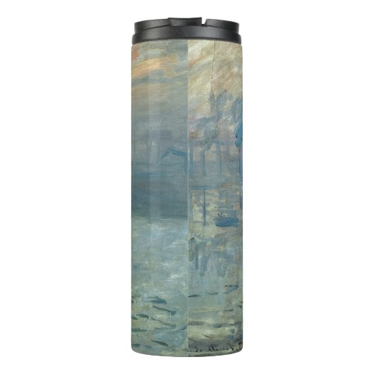 Monet Impression Sunrise Soleil Levant Malerei Thermosbecher (Rückseite)