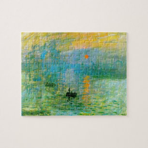 Monet Impressionismus-Sonnenaufgang-Puzzlespiel Puzzle