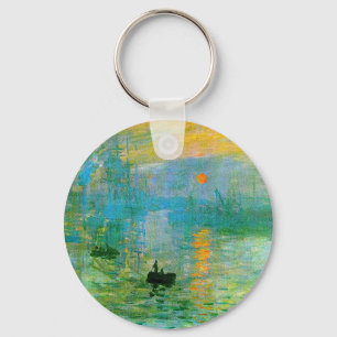 Monet Impressionismus Sunrise Key Chain Schlüsselanhänger