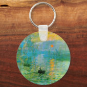 Monet Impressionismus Sunrise Key Chain Schlüsselanhänger (Vorderseite)