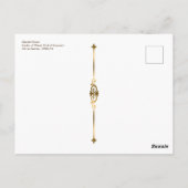 Monet Impressionist Art Haystacks Ende Sommer Postkarte (Rückseite)