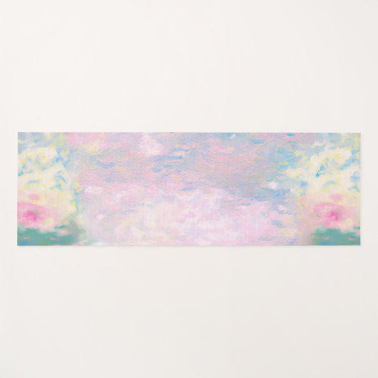 Monet Impressionist Style Malerei Yogamatte (Vorderseite (Horizontal))