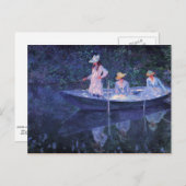Monet - In der Norvegienne Postkarte (Vorne/Hinten)