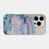 Monet Inspired You Are Loved, Worthy iPhone Hülle (Rückseite (Horizontal))