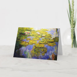 Monet Inspiriert Lily Pads Karte