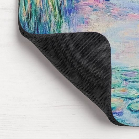 Monet Inspiriert Wasser Lilien und Brücke Mousepad (Ecke)