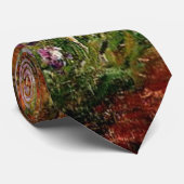 Monet - Ire im Monet-Garten Krawatte (Gerollt)