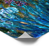 Monet - Ire und Water Lilies Poster (Ecke)