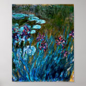 Monet - Ire und Water Lilies Poster (Vorne)