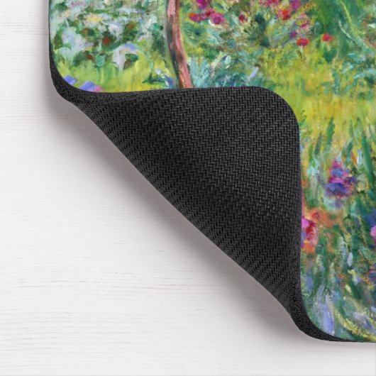 Monet Iris Garden at Giverny Mouse Pad Mousepad (Ecke)