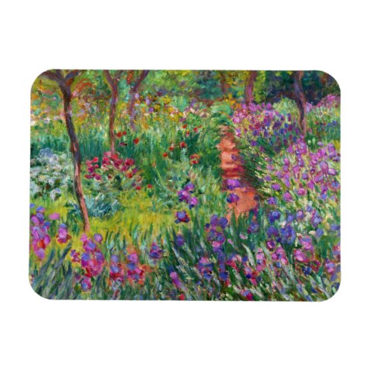 Monet Iris Garden - Giverny Magnet (Horizontal)