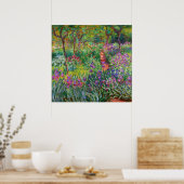 Monet Iris Garden - Giverny Poster (Küche)