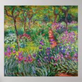 Monet Iris Garden - Giverny Poster (Vorne)