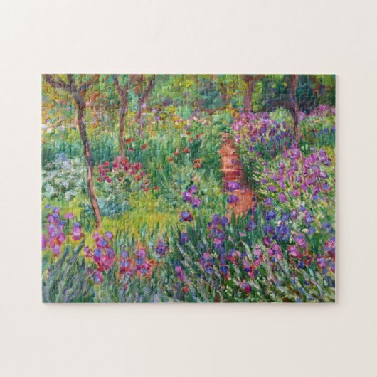 Monet Iris Garden - Giverny Puzzle (Horizontal)