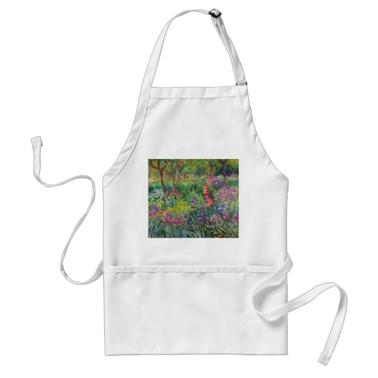 Monet Iris-Garten an Giverny Schürze (Vorne)