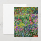 Monet Iris-Garten in Giverny Einladungen (Vorne/Hinten)