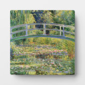 Monet Japanese Bridge with Water Lilies Fotoplatte (Vorderseite)