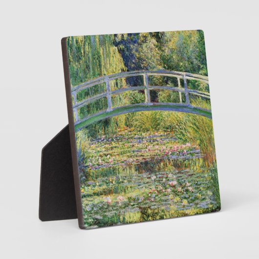 Monet Japanese Bridge with Water Lilies Fotoplatte (Vorderseite)