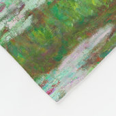 Monet Japanese Footbridge Fleecedecke (Ecke)