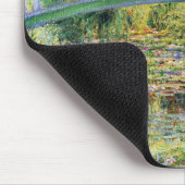 Monet japanische Brücke mit Mousepad (Ecke)