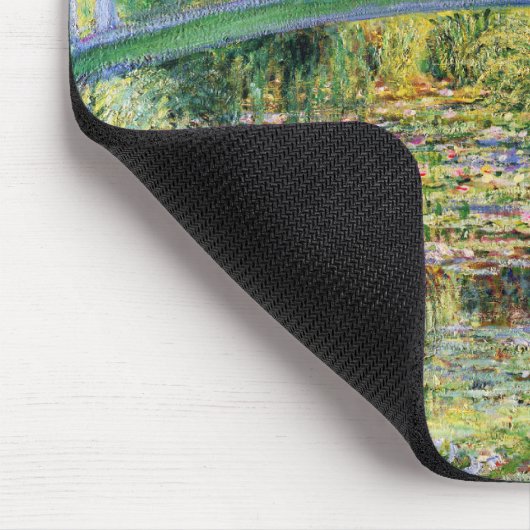 Monet japanische Brücke mit Mousepad (Ecke)