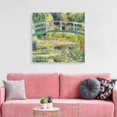 Monet Japanische Brücke mit Water Lilies Leinwanddruck (Insitu (Wohnzimmer))