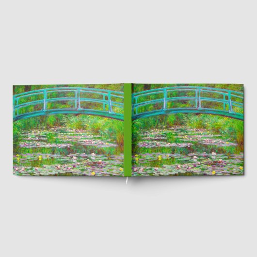 Monet japanische Brücke und Water Lilies Gästebuch (Voll)