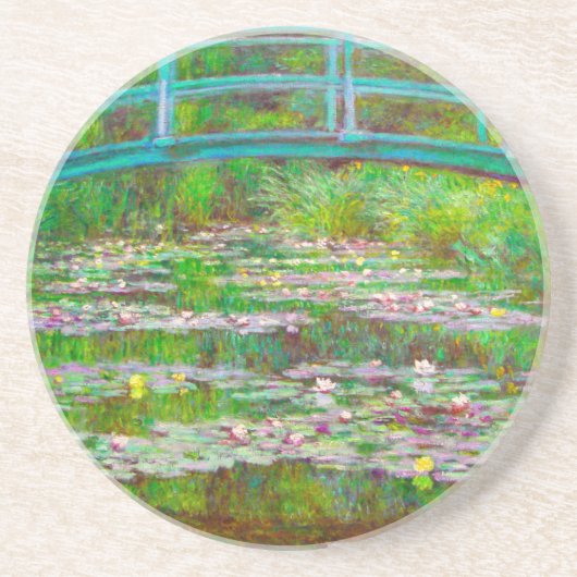 Monet japanische Brücke und Water Lilies Getränkeuntersetzer (Vorne)
