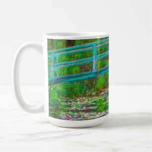 Monet japanische Brücke und Water Lilies Kaffeetasse