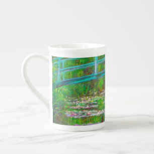Monet japanische Brücke und Water Lilies Porzellantasse