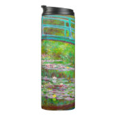 Monet japanische Brücke und Water Lilies Thermosbecher (Nach rechts gedreht)