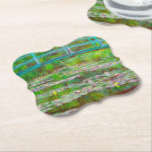 Monet japanische Brücke und Water Lilies Untersetzer (angewinkelt)