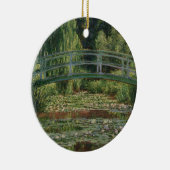 Monet japanische Fußbrücke und Water Lily Pool Keramik Ornament (Rechts)