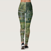 Monet japanische Fußbrücke und Water Lily Pool Leggings (Rückseite)