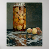 Monet - Jar von Pfirsichen Poster (Vorne)