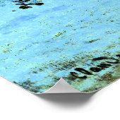 Monet - Karren im Schnee Poster (Ecke)