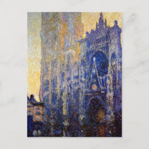 Monet - Kathedrale von Rouen, Morgen Effekt Postkarte