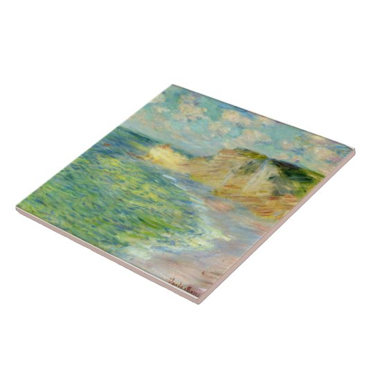 Monet - Klippen an der Mitte Fliese (Seite)