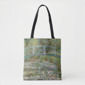 Monet Kunst-Brücke über einem Teich der Tasche (Vorderseite)