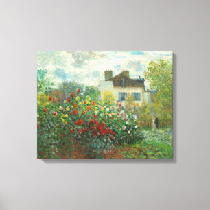 Monet Künstlergarten in Argenteuil Malerei Leinwanddruck