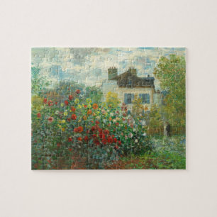 Monet Künstlergarten in Argenteuil Malerei Puzzle