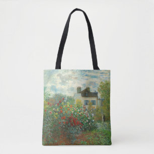 Monet Künstlergarten in Argenteuil Malerei Tasche