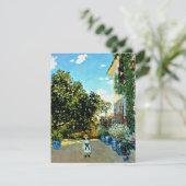 Monet - Künstlerhaus in Argenteuil Karte (Stehend Vorderseite)