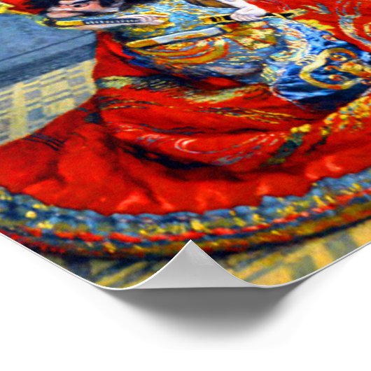 Monet La Japonaise Poster (Ecke)