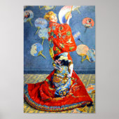 Monet La Japonaise Poster (Vorne)
