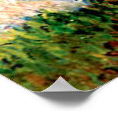 Monet Lady mit Parasol Poster (Ecke)