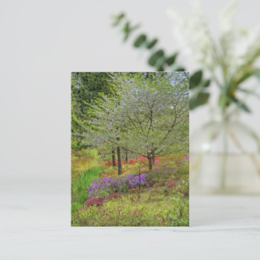 Monet Landscape Postkarte (Stehend Vorderseite)